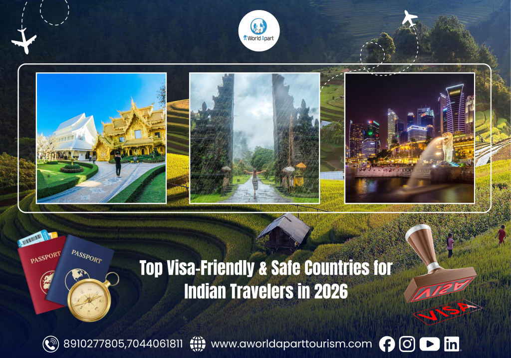 Top Visa-Friendly & Safe Countries for Indian Travelers in 2026