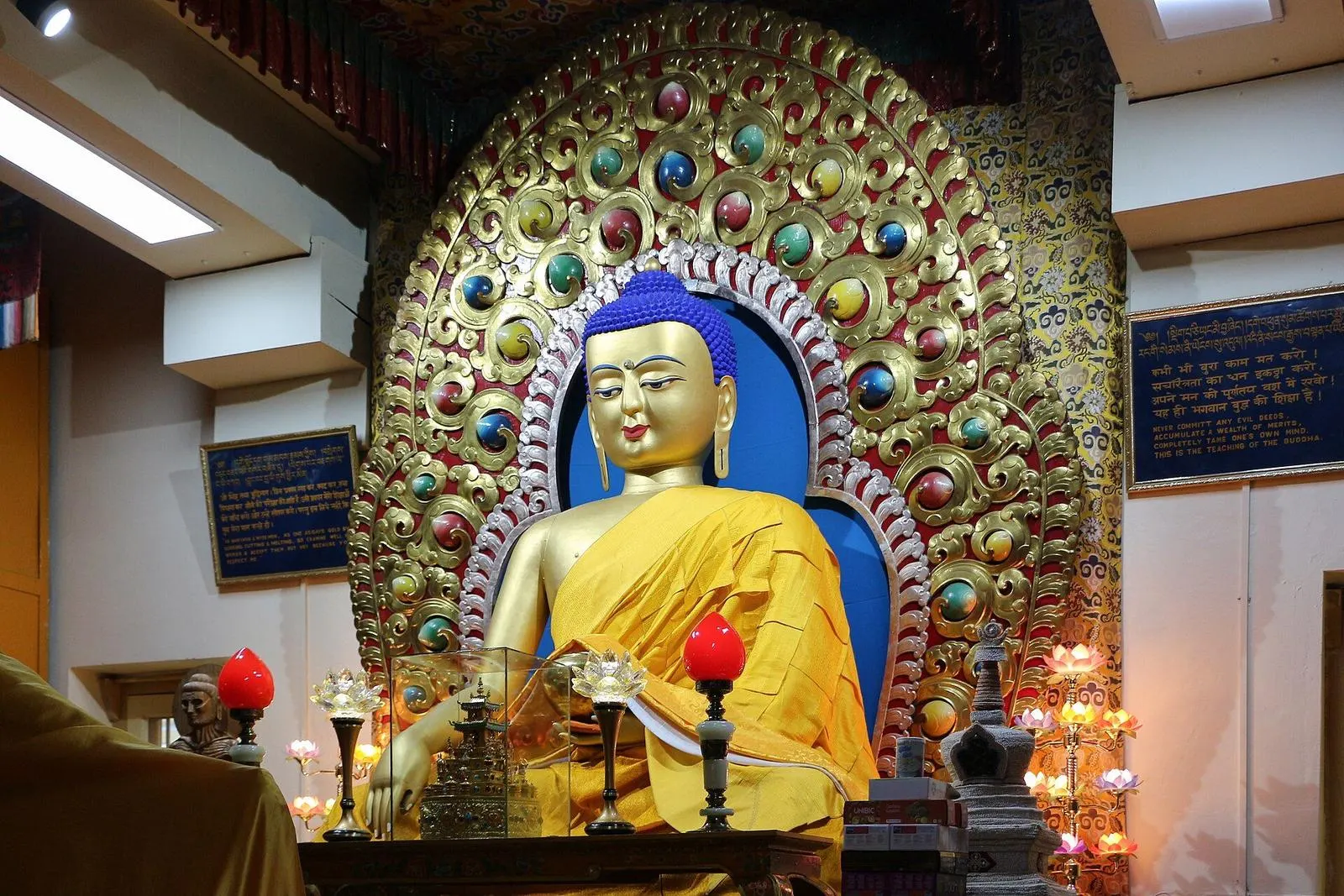 Dharamshala Dalhousie Amritsar – Statue of the Buddha in Namgyal Monastery
