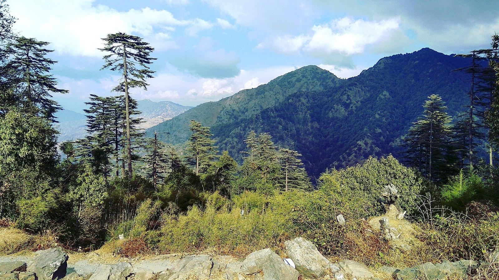 Haridwar Mussoorie – Mountain view from eco park dhanaulti, near mussoorie India