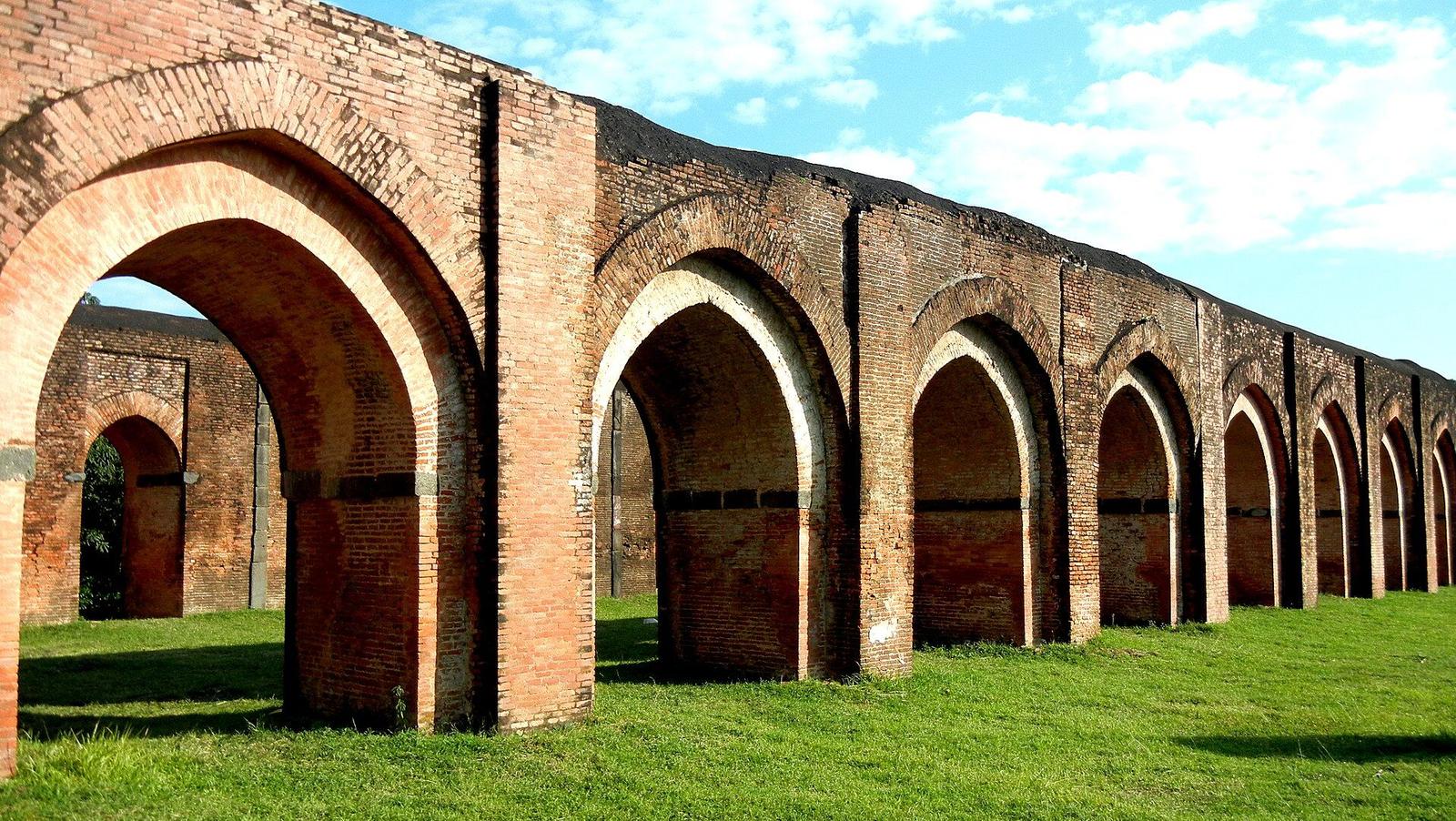 Maldah heritage – Adina mosque, gour, malda district of west bengal