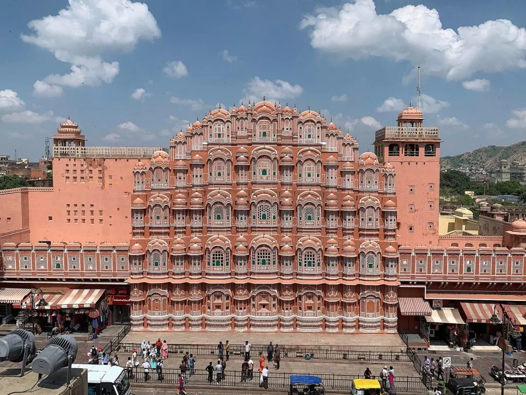 Jaipur Bundi Ranthambore – Hawa Mahal east facade (14 07 2022)