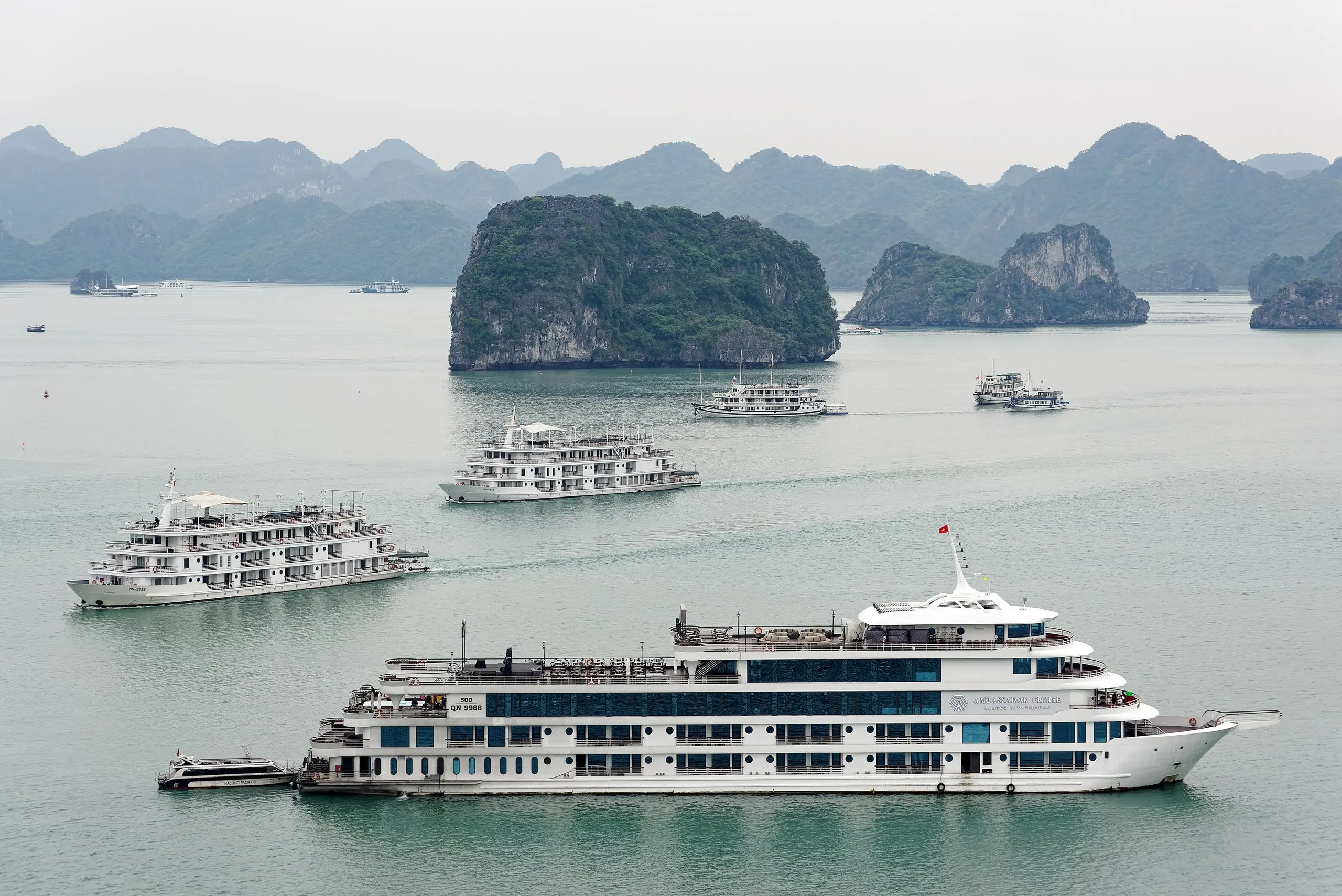 Vietnam – View of sea from Titov Island, Ha Long Bay, Vietnam, 20240128 1337 3732